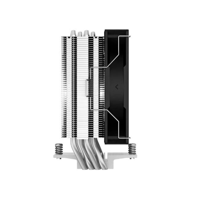 Кулер для процессора, Deepcool, AG400 R-AG400-BKNNMN-G-1, Intel 1851/1700/1200/115х и AMD AM5/AM4, 220W, 120мм, 500- 2000±10% об/м, 75,89CFM,  30dB(A), 4pin, 125х92х150мм, Серебристый