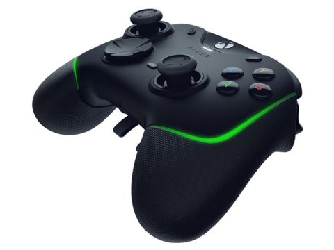 Геймпад, Razer, Wolverine V2 Chroma, RZ06-04010100-R3M1, Работает с Xbox One, Xbox Series X | S или ПК (Windows® 10 и выше), 6 дополнительных многофункциональных кнопок, Сменные насадки джойстиков, Аналоговый аудио разъем 3,5 мм, Чёрный