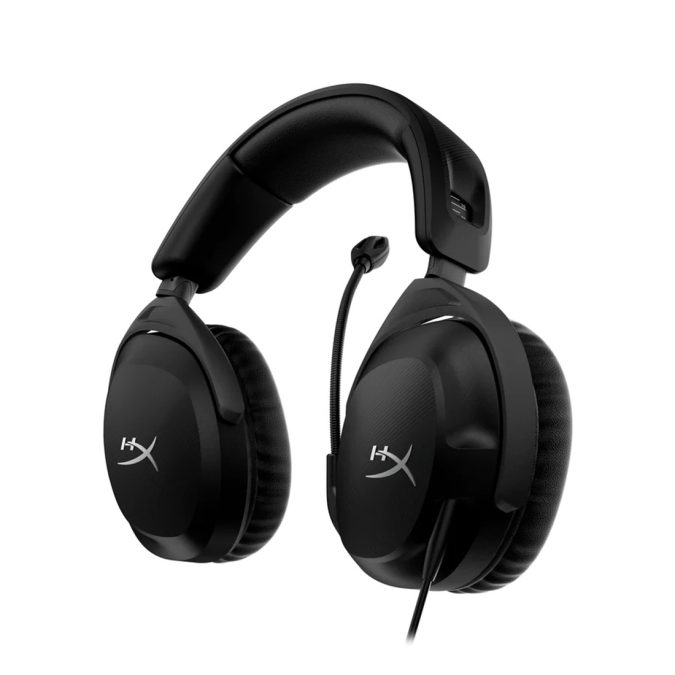 Гарнитура, HyperX, 519T1AA, Cloud Stinger 2 Wired, Микрофон поворотный гибкий, Динамики 50 мм, 97,5 дБ, 10Гц–28кГц, DTS Headphone:X, Чёрный, Цветная коробка