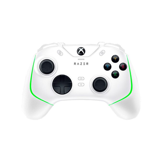 Геймпад, Razer, Wolverine V2 Chroma - White, RZ06-04010200-R3M1, Работает с Xbox One, Xbox Series X | S или ПК (Windows® 10 и выше), 6 дополнительных многофункциональных кнопок, Сменные насадки джойстиков, Аналоговый аудио разъем 3,5 мм, Белый