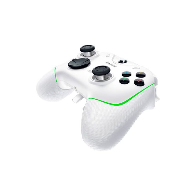 Геймпад, Razer, Wolverine V2 Chroma - White, RZ06-04010200-R3M1, Работает с Xbox One, Xbox Series X | S или ПК (Windows® 10 и выше), 6 дополнительных многофункциональных кнопок, Сменные насадки джойстиков, Аналоговый аудио разъем 3,5 мм, Белый