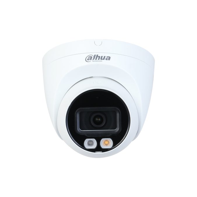 IP видеокамера, Dahua, DH-IPC-HDW2449TP-S-IL-0280B, Eyeball, 4-мегапиксельная интеллектуальная двойная подсветка, WizSense