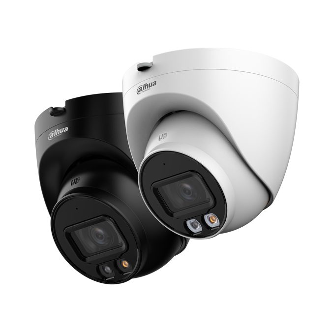 IP видеокамера, Dahua, DH-IPC-HDW2449TP-S-IL-0280B, Eyeball, 4-мегапиксельная интеллектуальная двойная подсветка, WizSense