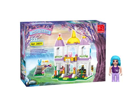 Игровой конструктор, Keyixing, 24511, Мир Чудес, Замок фей, 1 минифигурка, 233 деталей, Цветная коробка