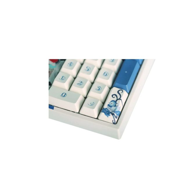 Клавиатура, Varmilo, Lovebirds-I VEA108, A26A002D3A0A06A003, Cherry MX Brown, 108 клавиш, Механическая, Подсветка - Белая, Hot-Swap - Нет, Проводная, Type-C, 505*215*65 мм, Англ/Рус, Голубой