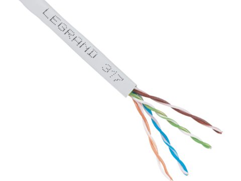 Кабель сетевой, Legrand, 032751, Cat.5e, U/UTP, 4x2x1/0.5мм, PVC, 305 м/б