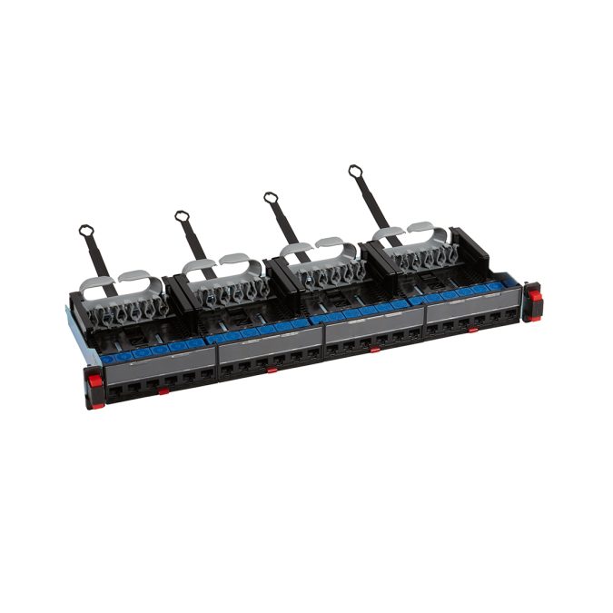 Патч Панель укомплектованная, Legrand, 033760, LCS3, 24RJ45, UTP, Категория 6, 19" (1U), 24 Порта