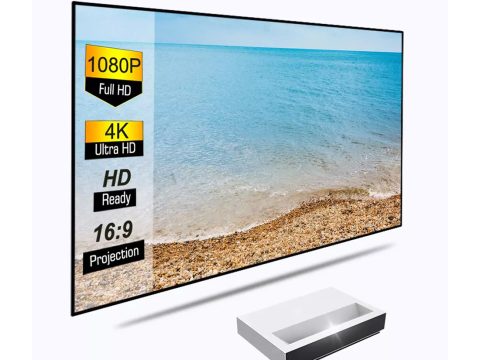Экран светоотражающий, Deluxe, FJ1-120H, в узкой раме, настенный, рабочая поверхность 265х 149, 120"16:9, чёрный