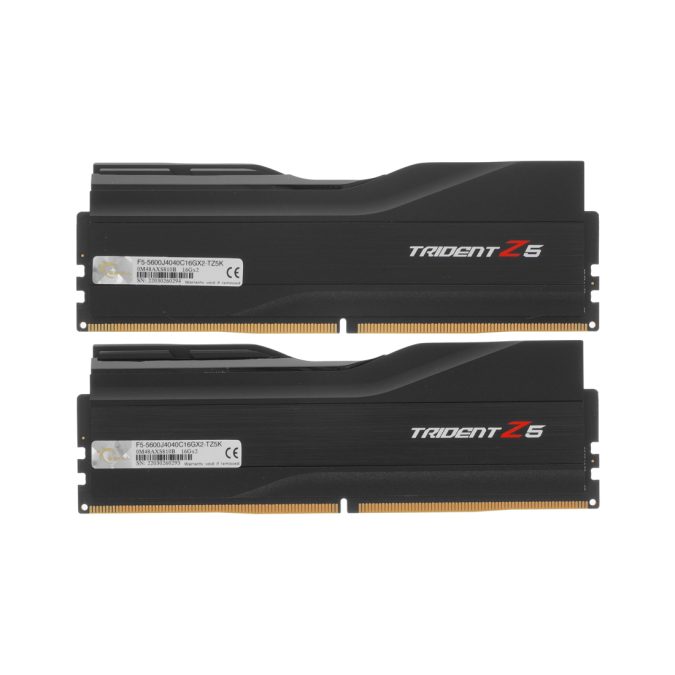 Комплект модулей памяти, G.SKILL, Trident Z5 F5-5600J4040C16GX2-TZ5K (Kit 2x16GB), DDR5, 32GB, CL40, 1.20V, DIMM , Черный