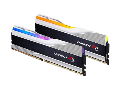 Комплект модулей памяти, G.SKILL, Trident Z5 RGB F5-6000J3238G32GX2-TZ5RS (Kit 2x32GB), DDR5, 64GB, DIMM , Серебристый