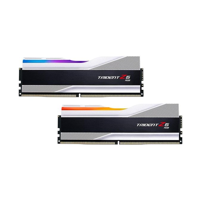 Комплект модулей памяти, G.SKILL, Trident Z5 RGB F5-6000J3238G32GX2-TZ5RS (Kit 2x32GB), DDR5, 64GB, DIMM , Серебристый