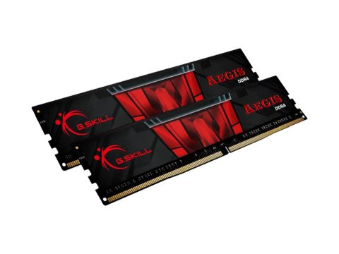 Комплект модулей памяти, G.SKILL, Aegis F4-3200C16D-16GIS (Kit 2x8GB), DDR4, 16GB, DIMM