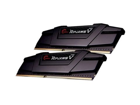 Комплект модулей памяти, G.SKILL, RipjawsV F4-3200C16D-16GVKB (Kit 2x8GB), DDR4, 16GB, DIMM , Черный
