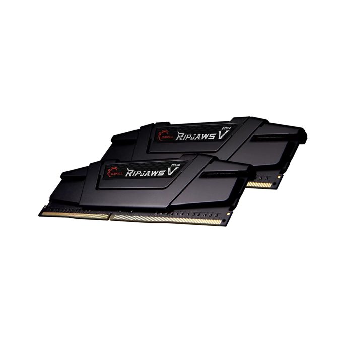 Комплект модулей памяти, G.SKILL, RipjawsV F4-3600C18D-64GVK (Kit 2x32GB), DDR4, 64GB, DIMM , Черный