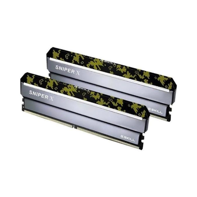 Комплект модулей памяти, G.SKILL, SniperX F4-3200C16D-16GSXKB (Kit 2x8GB), DDR4, 16GB, DIMM , Черный