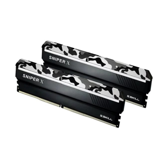 Комплект модулей памяти, G.SKILL, SniperX F4-3200C16D-16GSXWB (Kit 2x8GB), DDR4, 16GB, DIMM , Черный