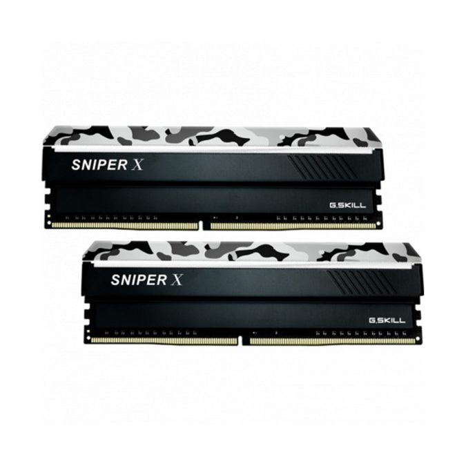 Комплект модулей памяти, G.SKILL, SniperX F4-3200C16D-16GSXWB (Kit 2x8GB), DDR4, 16GB, DIMM , Черный