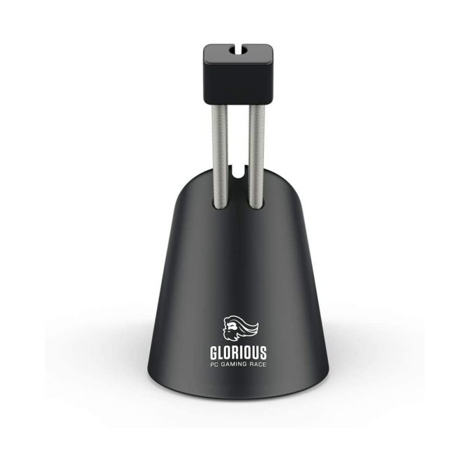 Держатель провода мыши, Glorious, Mouse Bungee, G-MB-BLACK, Пластик, Резина, Металл, Нескользящие ножки, Черный