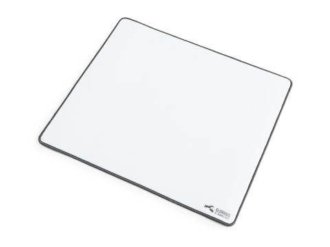 Коврик для компьютерной мыши, Glorious, XL, GW-XL, 460x410x3, Резиновая основа, Тканевая поверхность, Белый