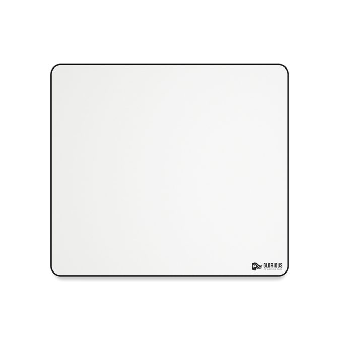 Коврик для компьютерной мыши, Glorious, XL, GW-XL, 460x410x3, Резиновая основа, Тканевая поверхность, Белый