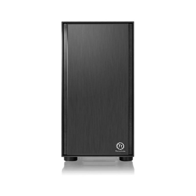 Компьютерный корпус, Thermaltake, Versa h17/win, CA-1J1-00S1WN-00, ATX, Micro-Tower, M-ATX/M-ITX, USB3.0*1/2.0*2, HD-Audio, Кулер 12см, Высота процессорного Кулера 155мм, Длина VGA до 350 мм, 2*5.25"/2*3.5", Сталь, Закаленное стекло*1, 390*205*380, Без Б/П, Чёрный