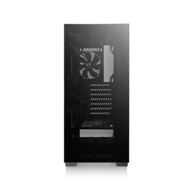 Компьютерный корпус, Thermaltake, Versa T25 TG, CA-1R5-00M1WN-00, Mid-Tower, M-ATX/Mini-ITX/ATX, USB 3.0*1, USB 2.0*2, HD-Audio, 1*120мм вентилятор, Максимальная длина видеокарты 300мм, Максимальная высота процессорного кулера 150мм, 2*3,5"/4*2,5", Сталь, 4мм Закаленное стекло*2, 416*210*477мм, Без Б/П, Чёрный