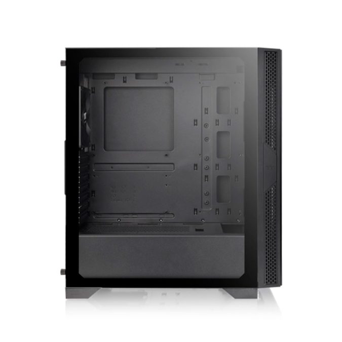 Компьютерный корпус, Thermaltake, Versa T25 TG, CA-1R5-00M1WN-00, Mid-Tower, M-ATX/Mini-ITX/ATX, USB 3.0*1, USB 2.0*2, HD-Audio, 1*120мм вентилятор, Максимальная длина видеокарты 300мм, Максимальная высота процессорного кулера 150мм, 2*3,5"/4*2,5", Сталь, 4мм Закаленное стекло*2, 416*210*477мм, Без Б/П, Чёрный