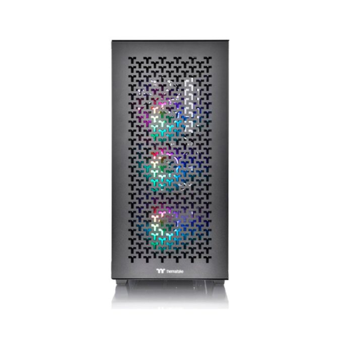 Компьютерный корпус, Thermaltake, V350 TG ARGB Air, CA-1S3-00M1WN-03, Mid Tower, ATX/M-ATX/Mini-ITX, USB 3.2 (Gen 2) Type-C*1/USB 3.0*2, HD Audio, 3*120мм ARGB fan /1*120мм Turbo fan, Высота процессорного куллера до 160 мм, Длина VGA до 390 мм, 2*3.5"/ 5*2.5", Сталь, Закаленное стекло*1, 475*220*461мм, Без Б/П, Чёрный