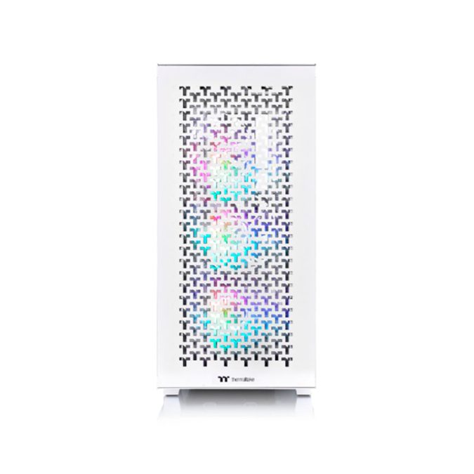 Компьютерный корпус, Thermaltake, V350 TG ARGB Air Snow, CA-1S3-00M6WN-03, Mid Tower, ATX/M-ATX/Mini-ITX, USB 3.2 (Gen 2) Type-C*1/USB 3.0*2, HD Audio, 3*120мм ARGB fan /1*120мм Turbo fan, Высота процессорного куллера до 160 мм, Длина VGA до 390 мм, 2*3.5"/ 5*2.5", Сталь, Закаленное стекло*1, 475*220*461мм, Без Б/П, Белый
