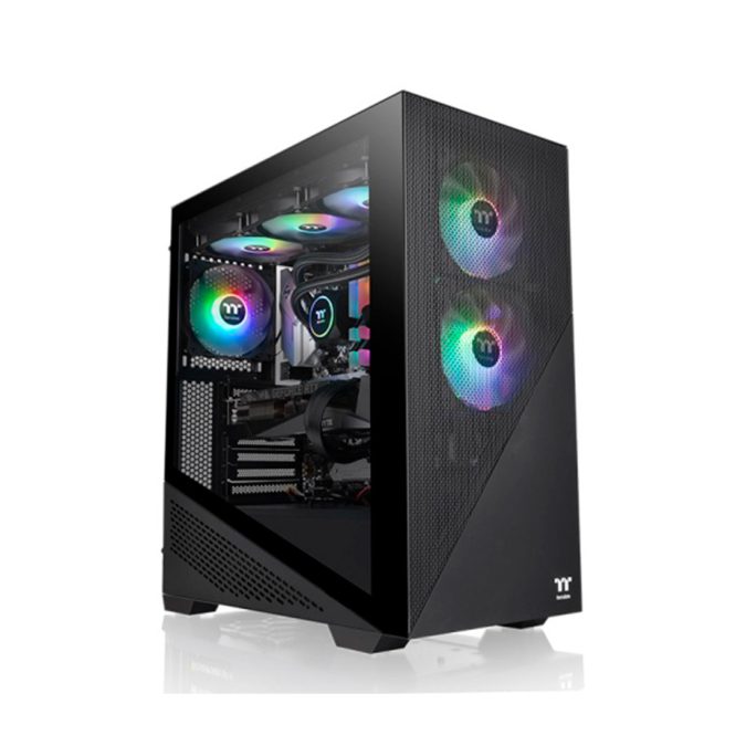 Компьютерный корпус, Thermaltake, Divider 370 TG ARGB, CA-1S4-00M1WN-00, Mid Tower, ATX/M-ATX/Mini-ITX/E-ATX, USB 3.0*2, HD Audio*1, 3*120мм ARGB PWM fan, Высота процессорного куллера до 170 мм, Длина VGA до 400 мм, 2*3.5"/ 4*2.5", 491*220,3*469,1мм, Сталь, 3мм Закаленное стекло, Без Б/П, Чёрный