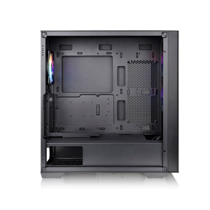 Компьютерный корпус, Thermaltake, Divider 370 TG ARGB, CA-1S4-00M1WN-00, Mid Tower, ATX/M-ATX/Mini-ITX/E-ATX, USB 3.0*2, HD Audio*1, 3*120мм ARGB PWM fan, Высота процессорного куллера до 170 мм, Длина VGA до 400 мм, 2*3.5"/ 4*2.5", 491*220,3*469,1мм, Сталь, 3мм Закаленное стекло, Без Б/П, Чёрный