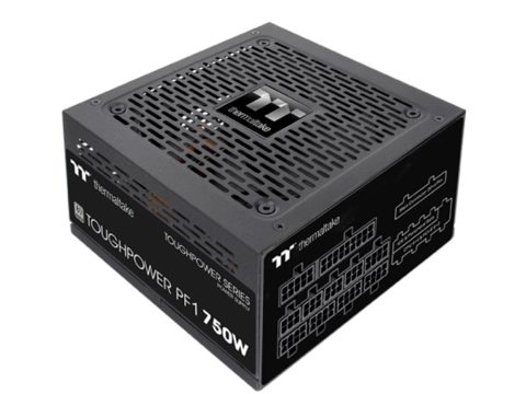 Блок питания, Thermaltake, Toughpower PF1 750W, PS-TPD-0750FNFAPE-1, 750W, ATX, Platinum, APFC, 20+4 pin, 2*4+4pin, 12*Sata, 4*Molex, 6*PCI-E 6+2 pin, FDD, Modular, Вентилятор RGB 12 см, 150х86х140мм, Чёрный
