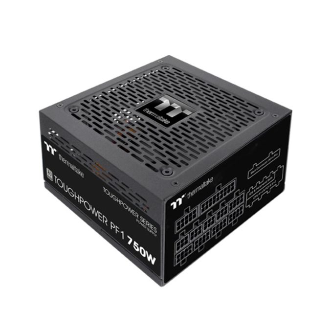 Блок питания, Thermaltake, Toughpower PF1 750W, PS-TPD-0750FNFAPE-1, 750W, ATX, Platinum, APFC, 20+4 pin, 2*4+4pin, 12*Sata, 4*Molex, 6*PCI-E 6+2 pin, FDD, Modular, Вентилятор RGB 12 см, 150х86х140мм, Чёрный