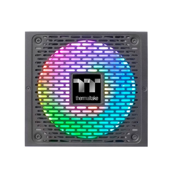 Блок питания, Thermaltake, Toughpower iRGB 750W, PS-TPI-0750F3FDGE-1, 750W, ATX, Gold, APFC, 20+4 pin, 4+4pin, 9*Sata, 4*Molex, 4*PCI-E 6+2 pin, FDD, Modular, Вентилятор RGB 14 см, 150х86х160мм, Чёрный