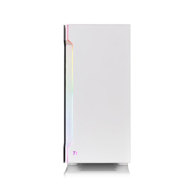 Компьютерный корпус, Thermaltake, H200 TG White RGB, CA-1M3-00M6WN-00, Mid tower, ATX/Mini-ITX/M-ATX, USB 3.0*2, HD Audio, 1*120мм, Высота процессорного кулера до 180мм, Длина VGA до 320мм, 2*3.5"/3*2.5", Сталь, 4мм Закаленное стекло*1, 454x210x416мм, Без Б/П, Белый