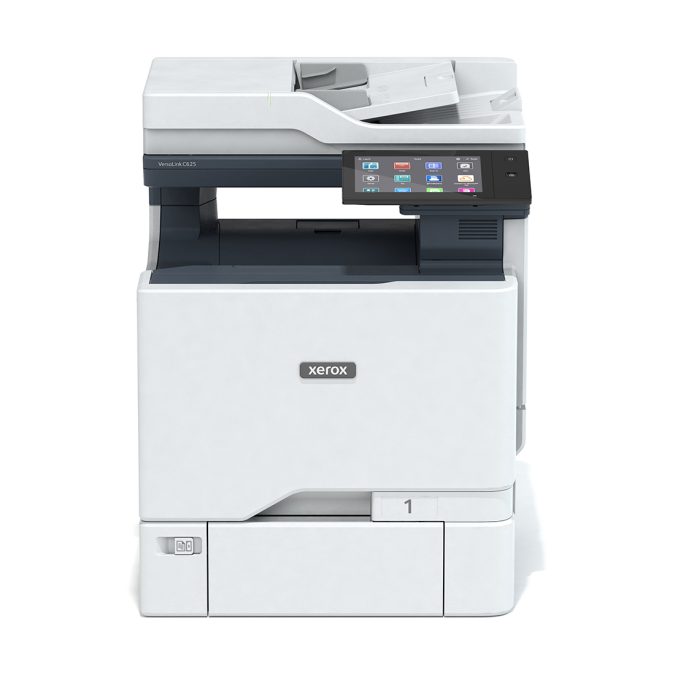 Цветное МФУ, Xerox, VersaLink C625DN, C625V_DN, Лазерное , А4, 50 стр./мин., Подача 650 листов, Двусторонний автоподатчик документов, до 98 изобр./мин., Сенсорный дисплей 7", 1.2 ГГц CPU, 4 ГБ RAM, 32 ГБ eMMC, USB 2.0, Ethernet 10/100/1000, NFC, Fax
