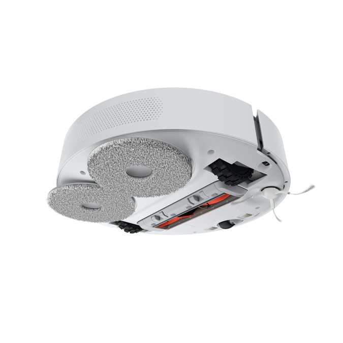 Робот-пылесос, Xiaomi, Robot Vacuum S10+/B105 (BHR6368EU), в комплекте с зарядной док-станцией CDZ2101, LDS навигация, Функция влажной уборки, Обход препятствий в 3D, Аккумулятор 5200 мАч, 4000 Па, Белый