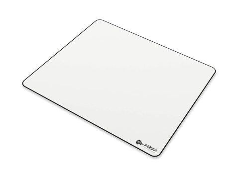 Коврик для компьютерной мыши, Glorious, XL Heavy, GW-HXL, 460x410x5, Резиновая основа, Тканевая поверхность, Белый