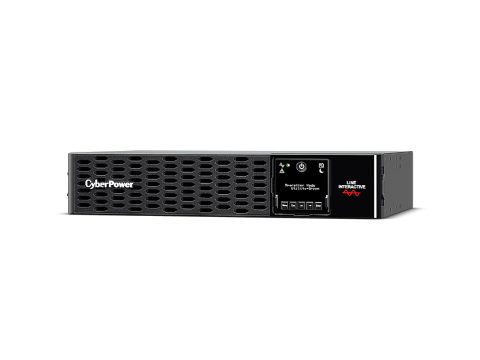 Источник бесперебойного питания, CyberPower, PR1000ERTXL2U, Мощность 1000ВА/1000Вт, PRIII-серия, Линейно-интерактивный, Стоечный 2U, LCD/Smart/BMS/USB/RS232/EPO/RJ11/RJ45/Serial/Сухие контакты, AVR: 159-288В, АКБ 12В/7Ач*4шт., Вых: 10xIEC C13, Чёрный