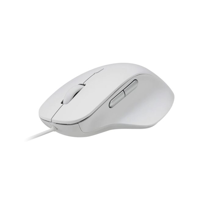 Компьютерная мышь, Rapoo, N500, Оптическая, 1200/1800/2400/3600 dpi, USB, Длина кабеля 1,5 метра, Белый