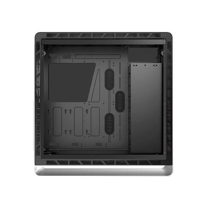 Компьютерный корпус, Jonsbo, UMX6-G Silver, Mid-Tower, EATX/ATX/Micro-ATX/ITX, USB 3.0*2/USB2.0*2/Type-C*1, Audio+Mic*1, Высота процессорного кулера до 169 мм, Длина VGA до 330 мм, 2*2.5''+2*3.5''/4*2.5, Сталь, Алюминий, Закаленное стекло, 224*482*501мм, Без Б/П, Серебряный