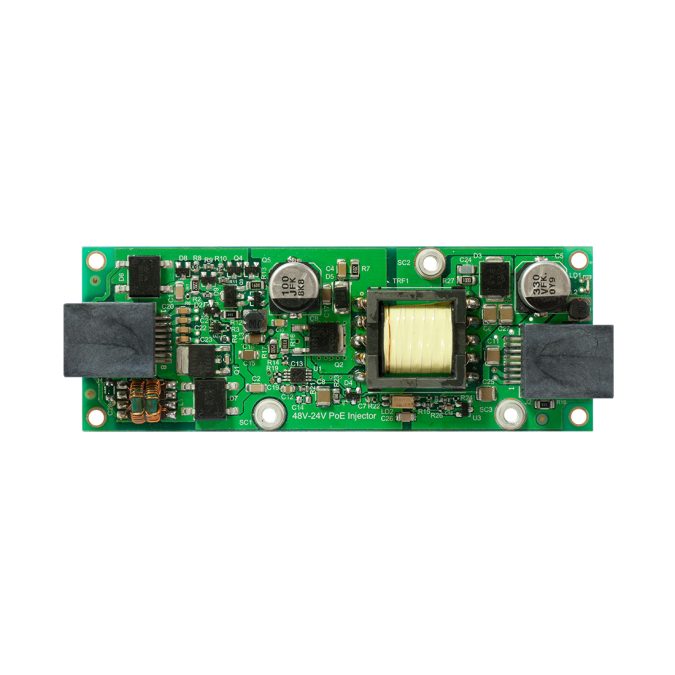 Преобразователь PoE, MikroTik, RBGPOE-CON-HP, 48 to 24V PoE Converter, 2 порта 10/100/1000