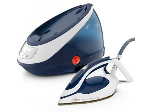 Парогенератор, Tefal, GV9221E0, 2600 Вт, Паровой удар 550 г/мин, Уровень подачи пара 140 г/мин, Время нагрева 2 мин, Белый-синий