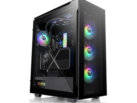 Компьютерный корпус, Thermaltake, Divider 500 TG ARGB, CA-1T4-00M1WN-01, Mid-tower, ATX/M-ATX/Mini-ITX, USB 3.2 (Gen 2) Type-C*1, USB 3.0*2, HD Audio, 3*120мм ARGB fan/1*120мм fan, Максимальная высота процессорного кулера 170мм, Длина VGA 390мм, 2*3,5"/7*2,5", Сталь, 2*Закаленное стекло 3мм, Без Б/П, Черный