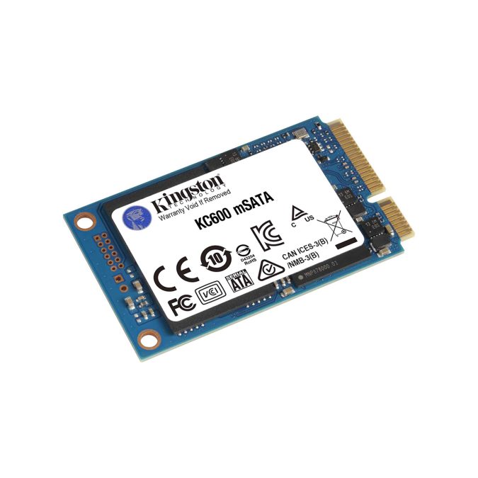 Твердотельный накопитель SSD, Kingston, SKC600MS/512G, 512 GB, mSATA, 550/520 Мб/с
