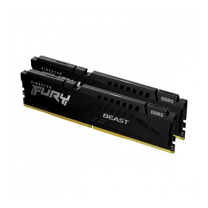 Комплект модулей памяти, Kingston, FURY Beast KF552C40BBK2-16 (Kit 2x8GB), DDR5, 16GB, DIMM , Чёрный