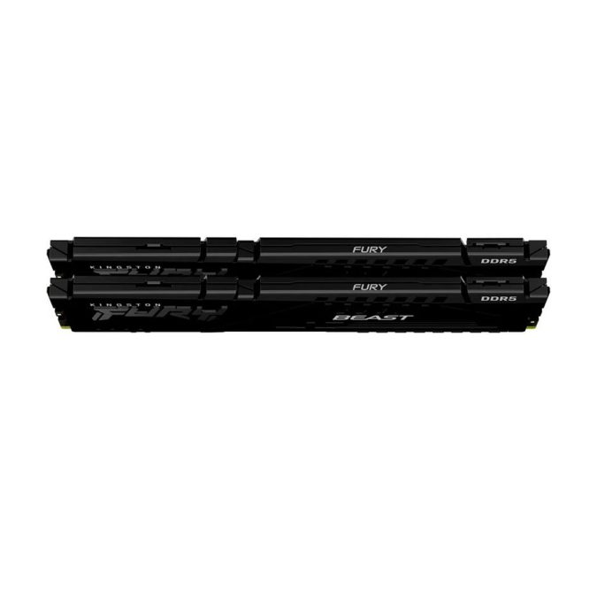 Комплект модулей памяти, Kingston, FURY Beast KF552C40BBK2-16 (Kit 2x8GB), DDR5, 16GB, DIMM , Чёрный