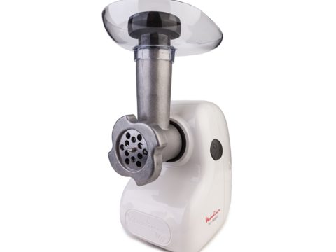 Мясорубка, Moulinex, ME208139, Мощность 1400 Вт, Производительность 1,7 кг/мин, 2 решетки, Белый