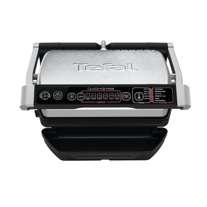 Гриль, Tefal, GC706D34, Мощность 2000 Вт, 6 автоматических программ, Съемные панели, Ручной режим, 5 уровней температуры, Черный/сталь