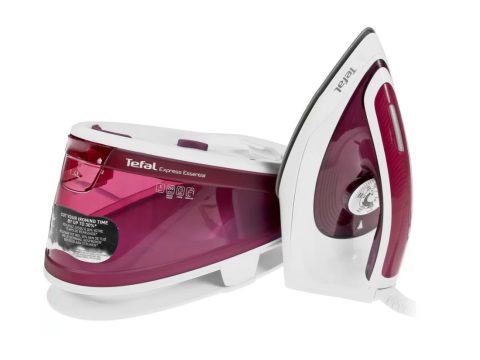 Парогенератор, Tefal, SV6110E0, Мощность 2200 Вт, Давление 5 бар, Время нагрева 120 сек, Паровой удар 260 г/мин, Подача пара 110 г/мин, Белый-бордовый
